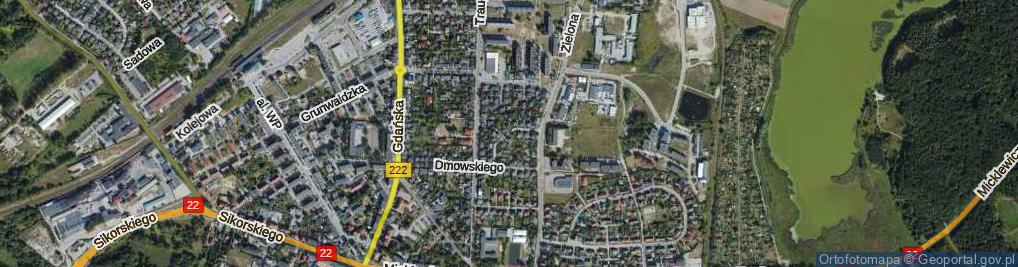 Zdjęcie satelitarne Lipowa ul.